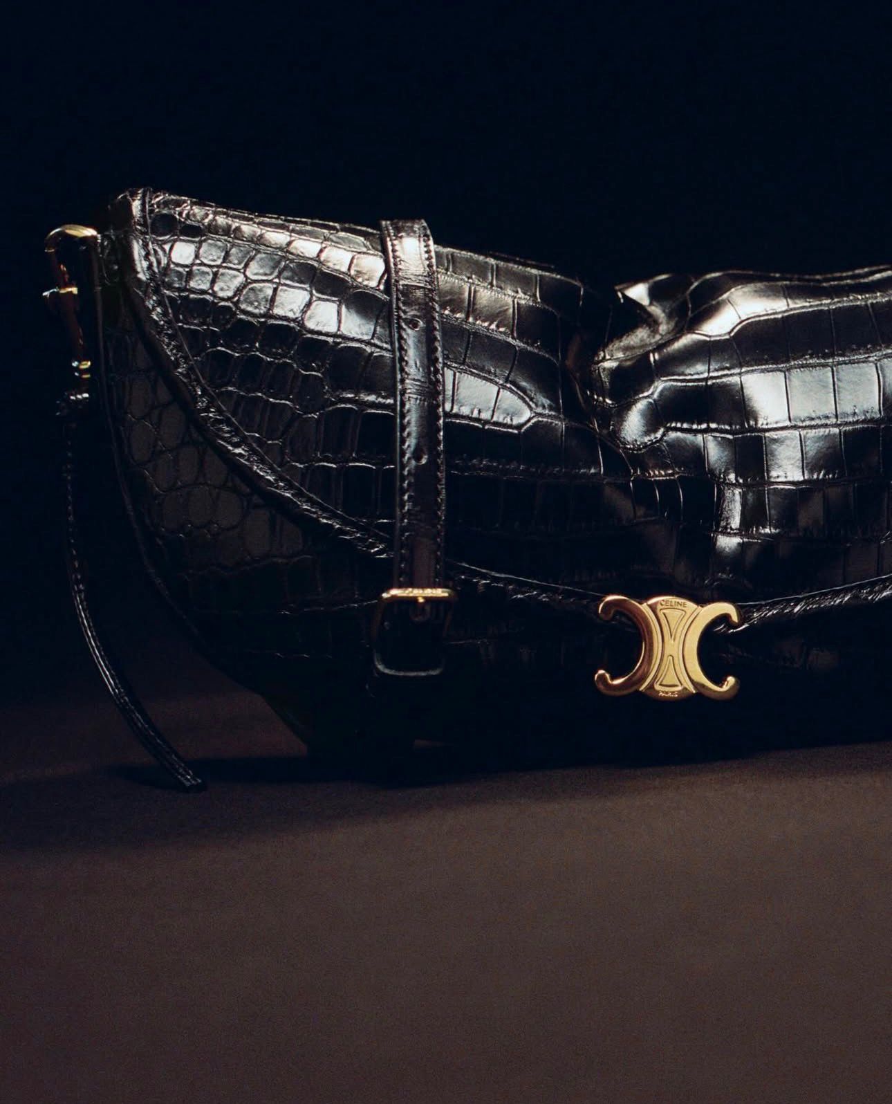 The iconic Celine Triomphe bag