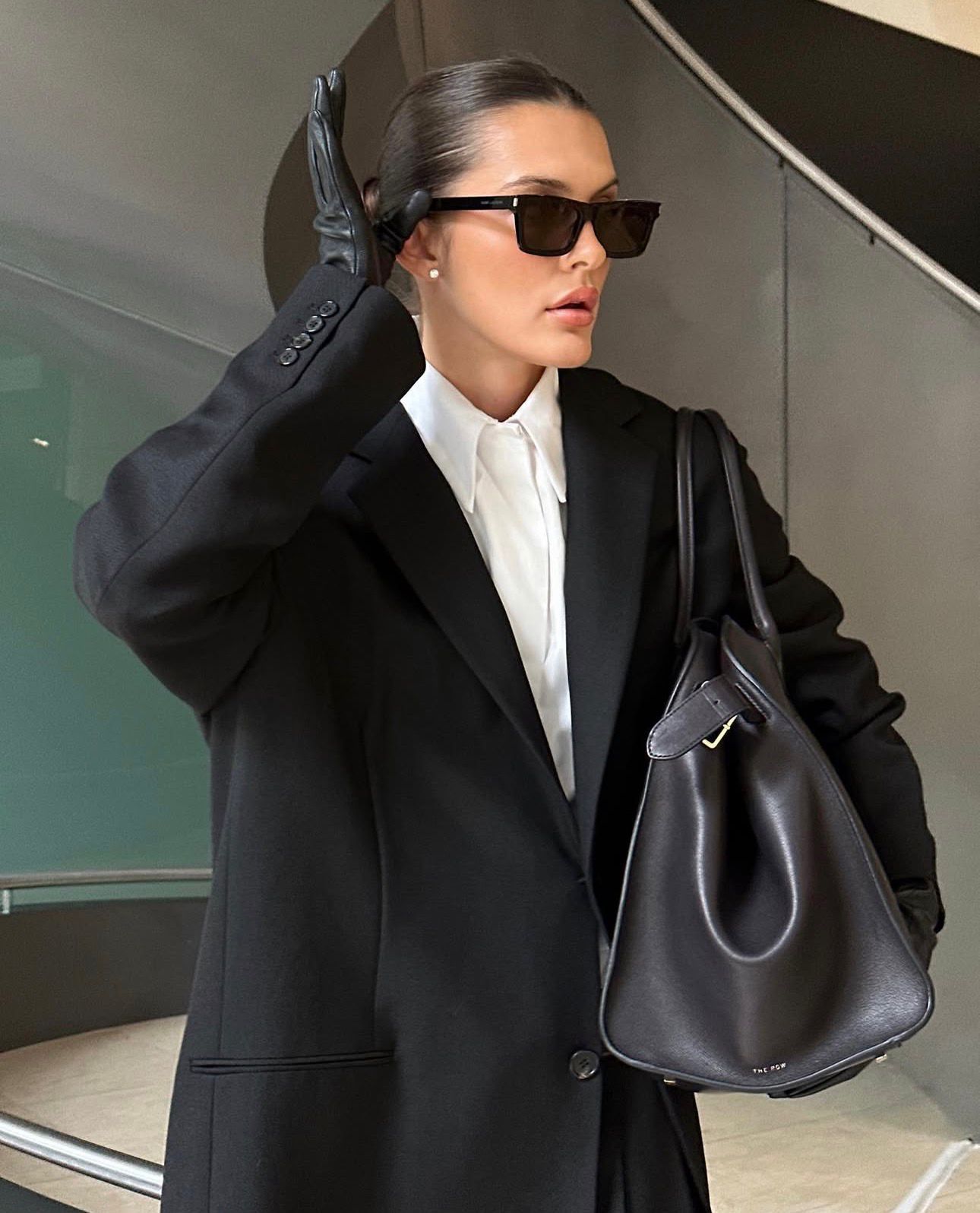 Coat : The RowBag: The Row Margaux 17 IG:sobalera