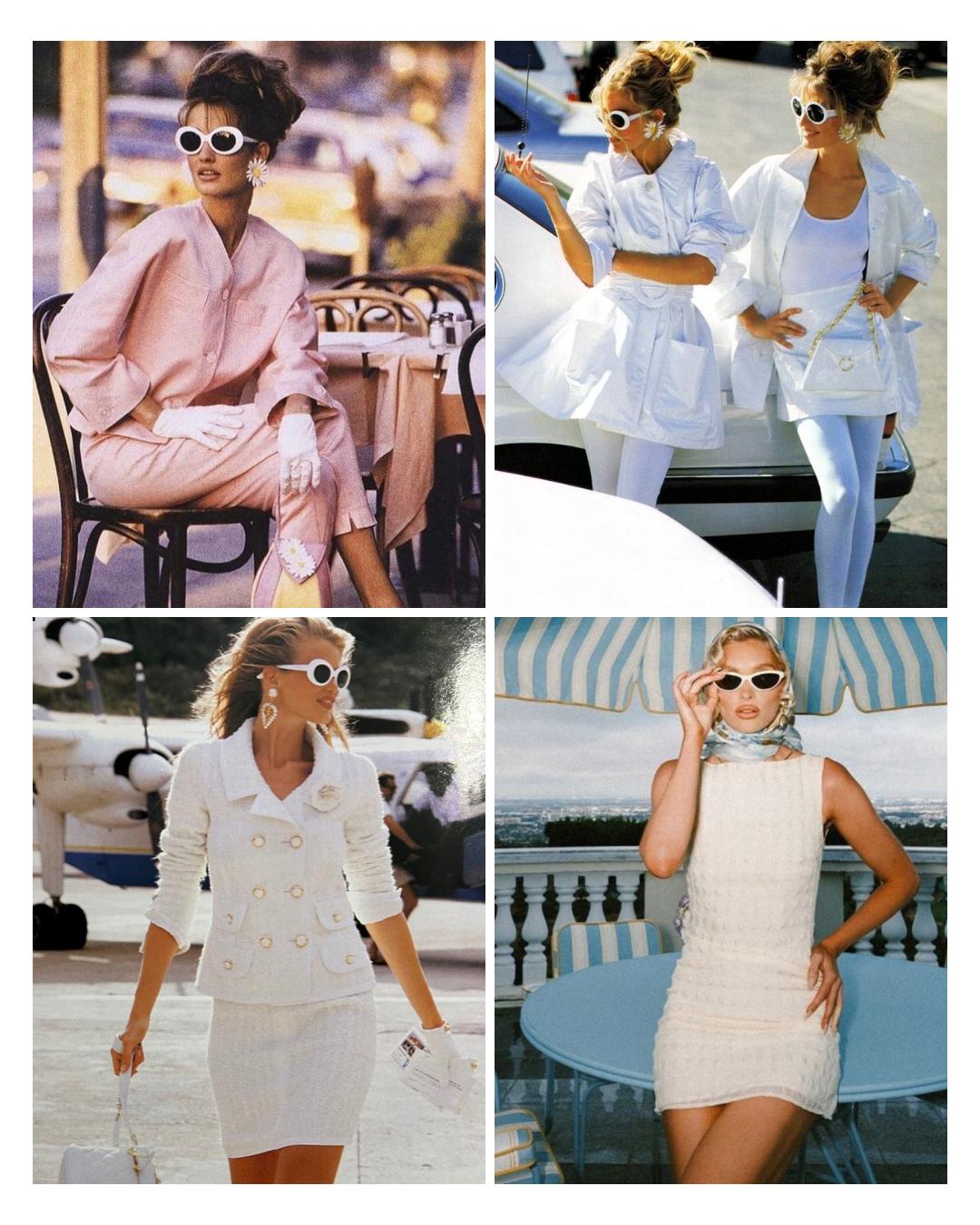 The 'Geometrical Foundation' of bleached frames: A minimalist study of 90s-inspired white optics, illustrating 'Visual Authority' and 'Calculated Precision' in contemporary accessory design