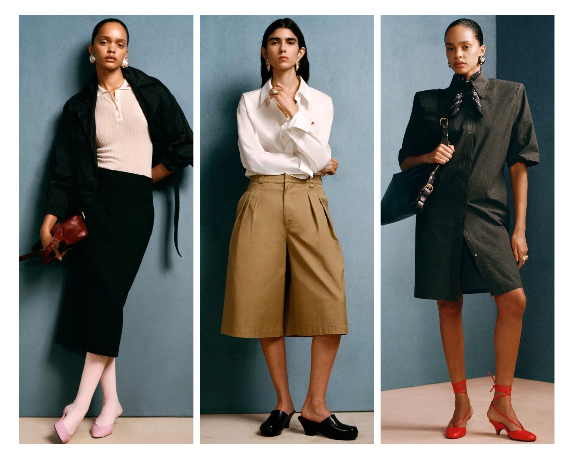A sophisticated monochromatic ensemble from the Willy Chavarria x Zara collaboration, highlighting bold architectural lines and cultural pride